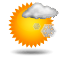 Hezké počasí, ale méně ustálené Forecast icon